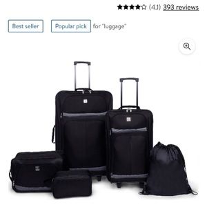 Brand new luggage set. 5 pieces(2 suitcases,1 bag,1 shoe bag,1 drawstring bag)